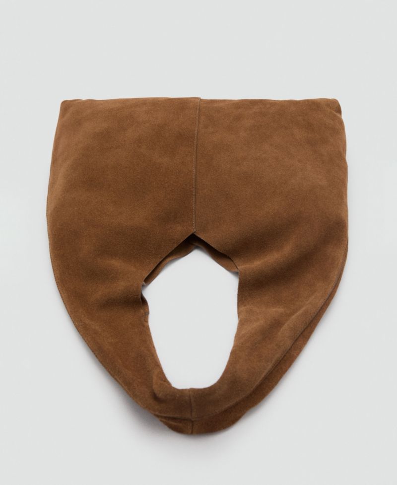Women's Suede Shopper Bag