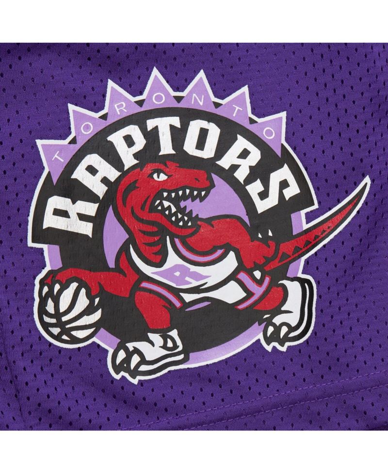 Men's Purple Toronto Raptors Hardwood Classics Gameday Mesh Shorts