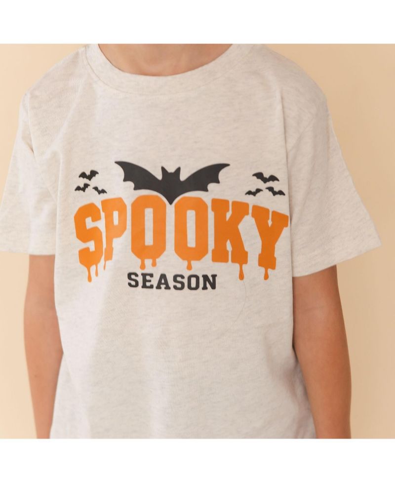 Little Boys Spooky Season Halloween Short Sleeve T-Shirt