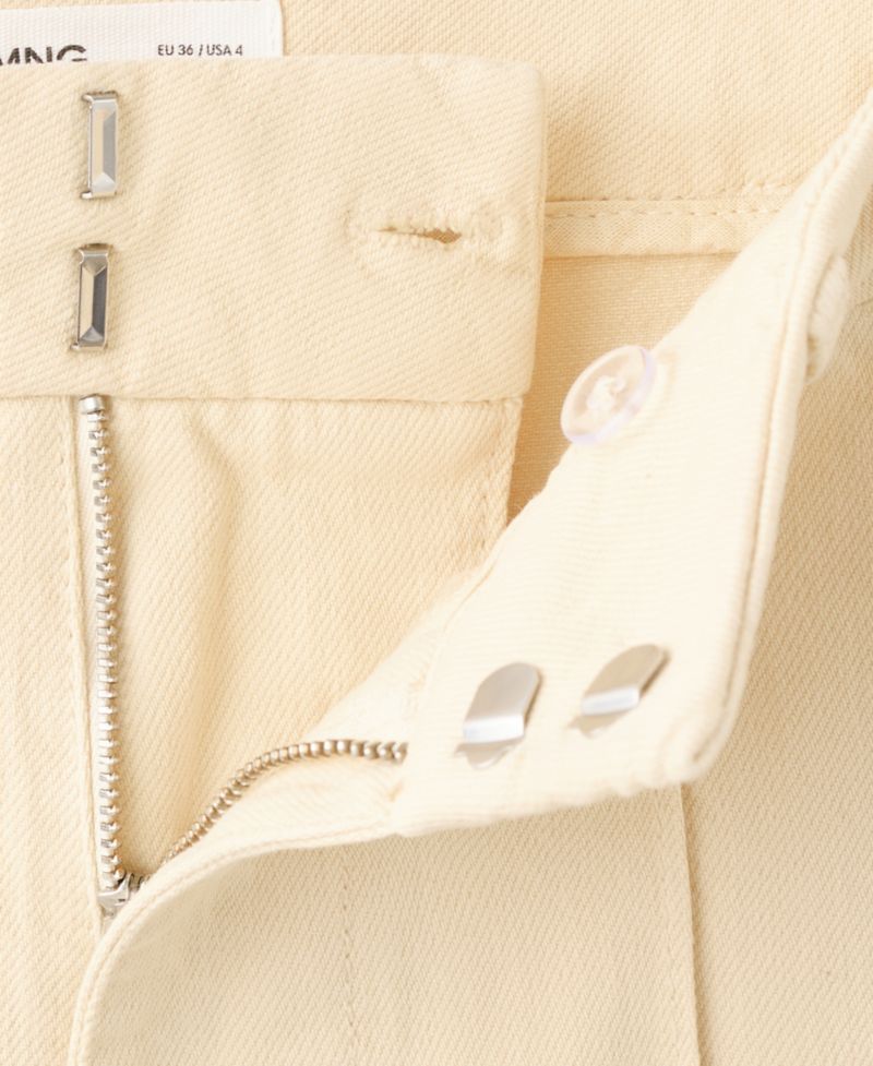 Women's Stitching High-Waisted Wide Leg Jeans