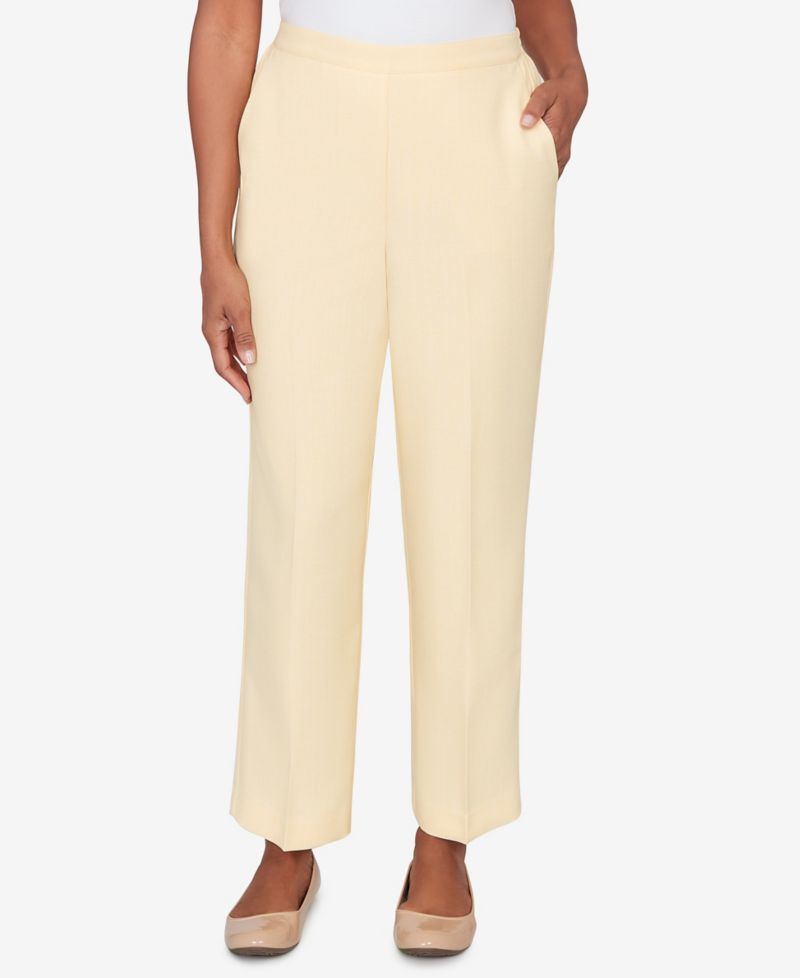 Women's Al Fresco Tailored Flat Front Slant Pocket Pant