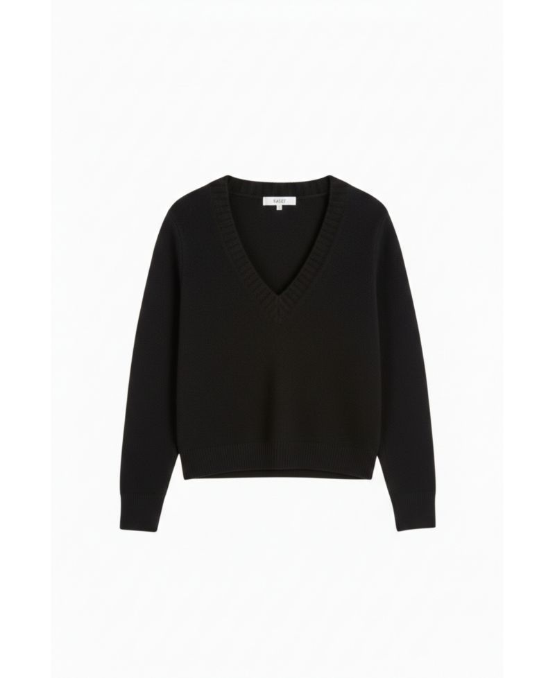 Chinti and Parker Women's Wool-Cashmere V-Neck Sweater