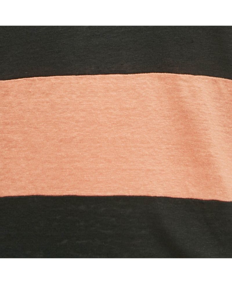 Women's Orange/black Striped Knit Top