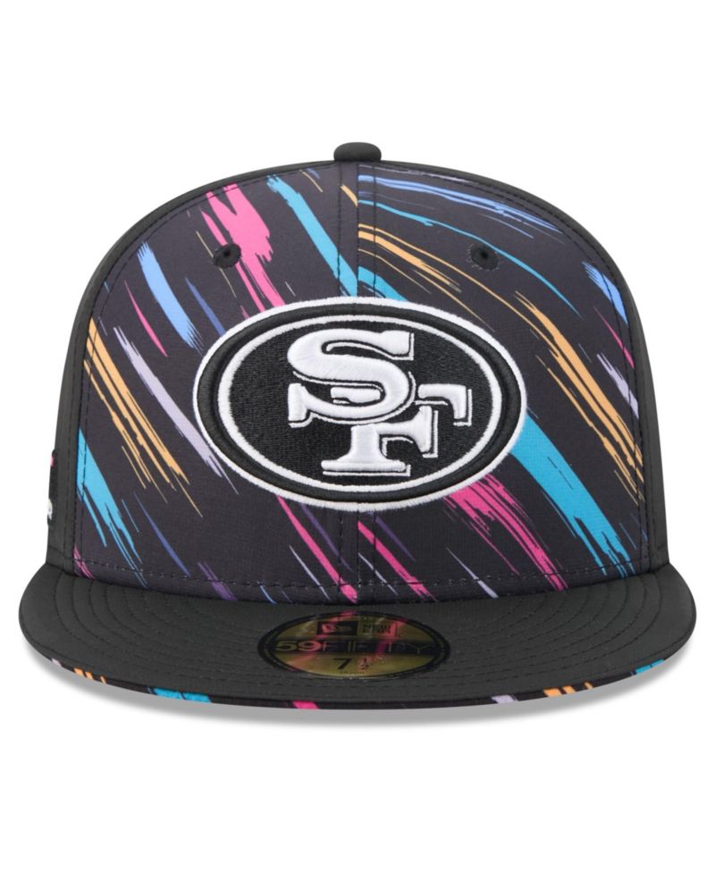 Men's Black San Francisco 49ers 2026 NFL Cruical Catch 59FIFTY Fitted Hat