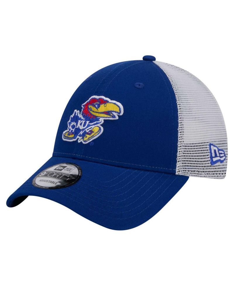 Men's Royal Kansas Jayhawks Trucker 9FORTY Adjustable Hat