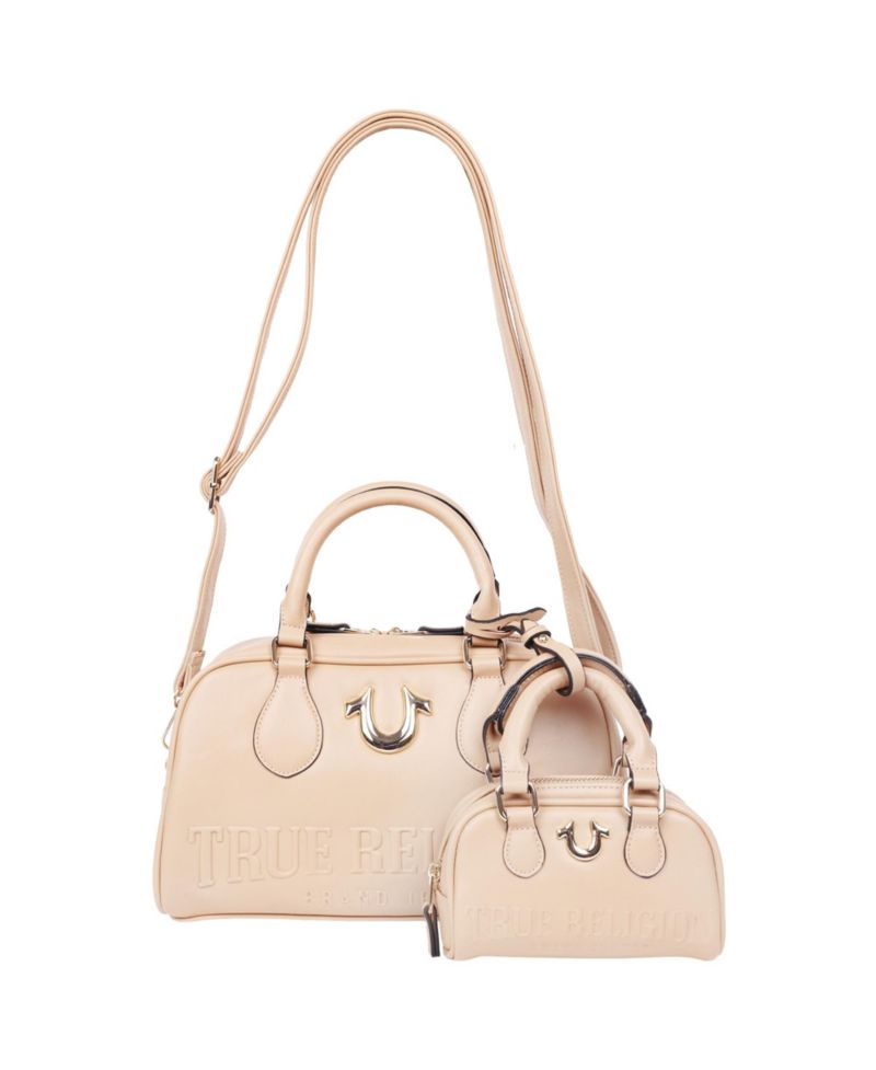 Logo Satchel with Matching Mini Bag