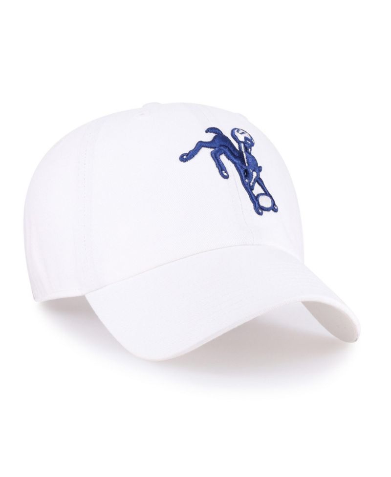 Indianapolis Colts Historic Logo Clean Up Adjustable Baseball Cap