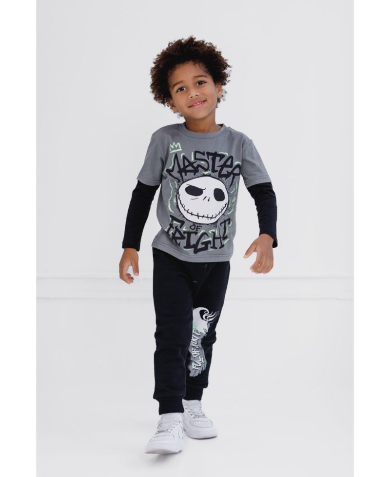 Disney Boys 6-20 T-Shirt and Fleece Pants
