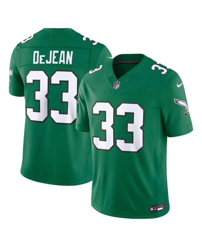 Men's Cooper DeJean Kelly Green Philadelphia Eagles Alternate Vapor F.U.S.E. Stitched Limited Jersey