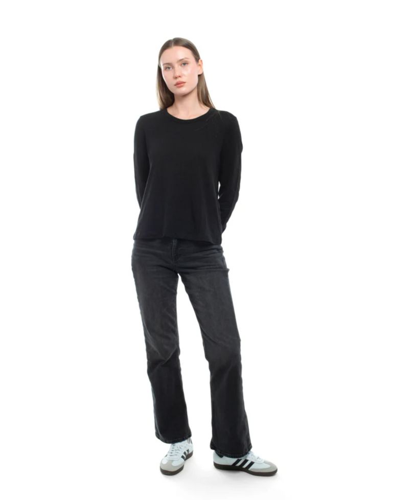 Women's Clothing Baby Fit Long Sleeve Tee