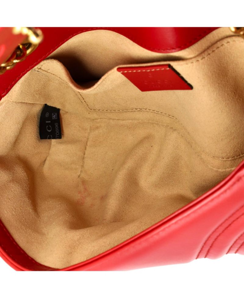 Mini GG Marmont Flap Bag Matelasse Leather