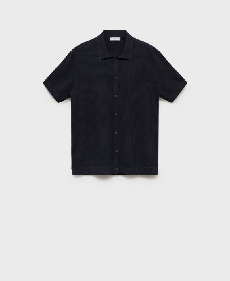 Men's Rib-Knit Shirt