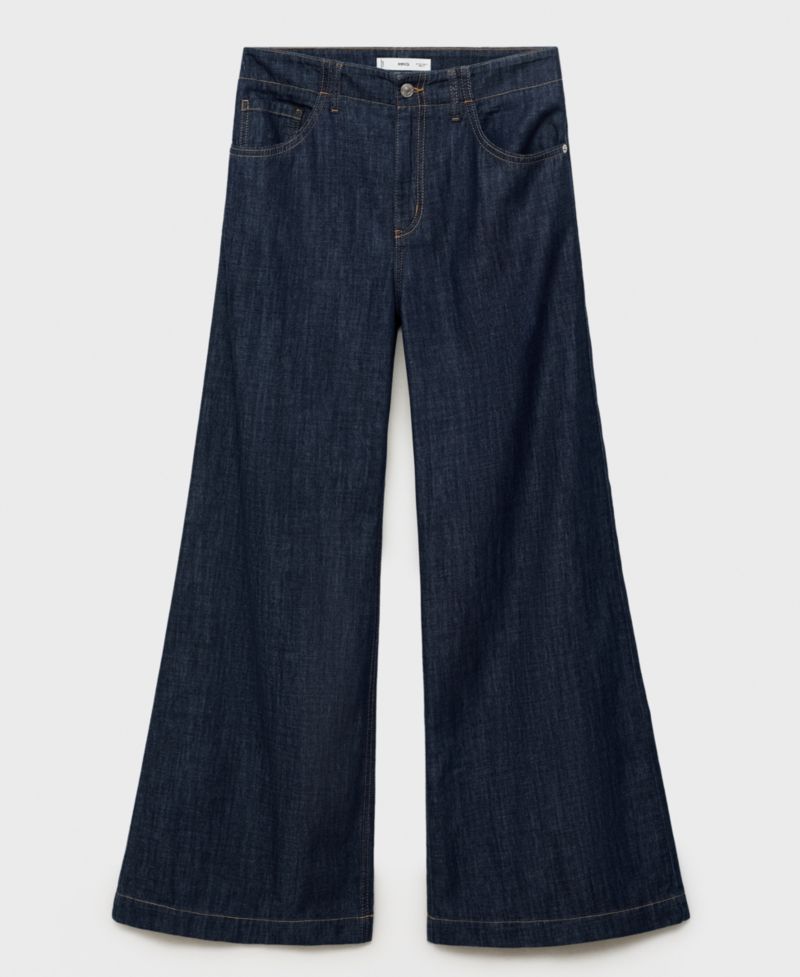 Women's Wide Leg Mid-Rise Jeans