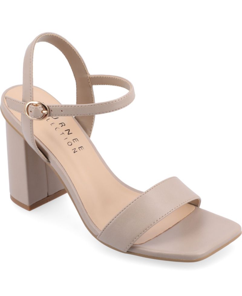 Women's Tivona Square Toe Block Heel Dress Sandals