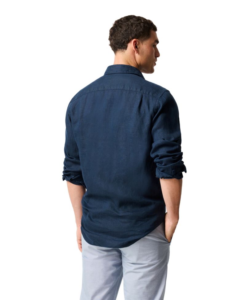 Men's Coromandel Sport Fit Linen Shirt