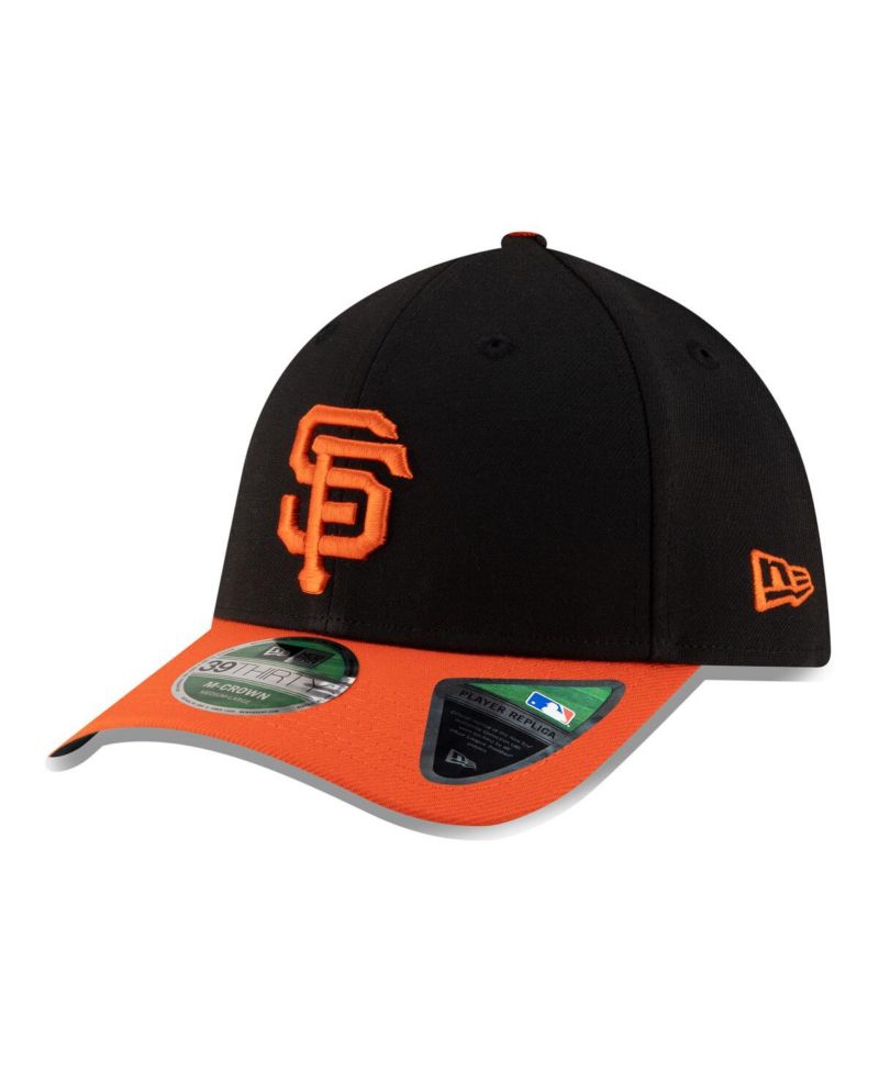 Men's Black San Francisco Giants Alternate Player Replica 39THIRTY M-Crown Flex Hat