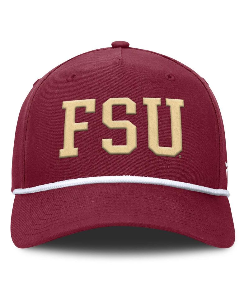 Men's Garnet Florida State Seminoles Foul Ball Rope Adjustable Hat