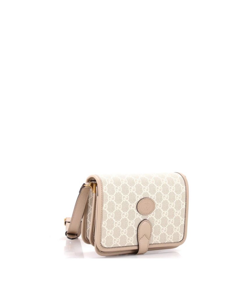 Mini Interlocking G Patch Messenger Bag GG Coated Canvas