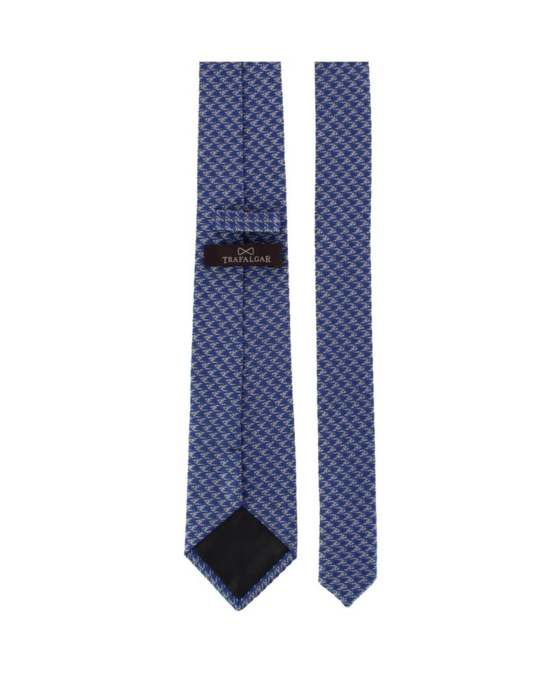 Men's Nereus Diamond Pattern Slim Wool-Blend Tie
