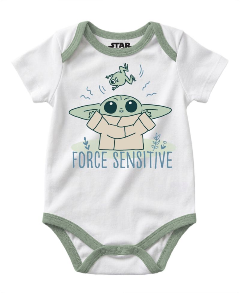 Baby Boys' Star Wars Yoda Short-Sleeve bodysuit and Pants, 2-Piece Set