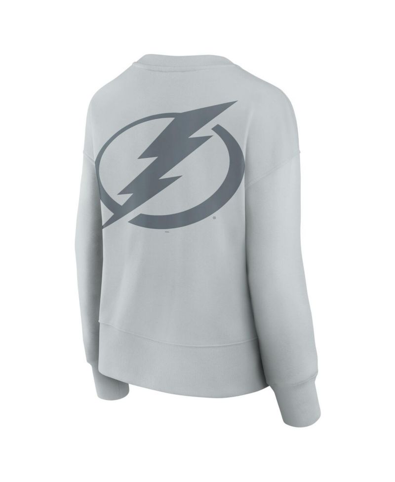 Women's Gray Tampa Bay Lightning Elements Flow Pullover Sweatshirt