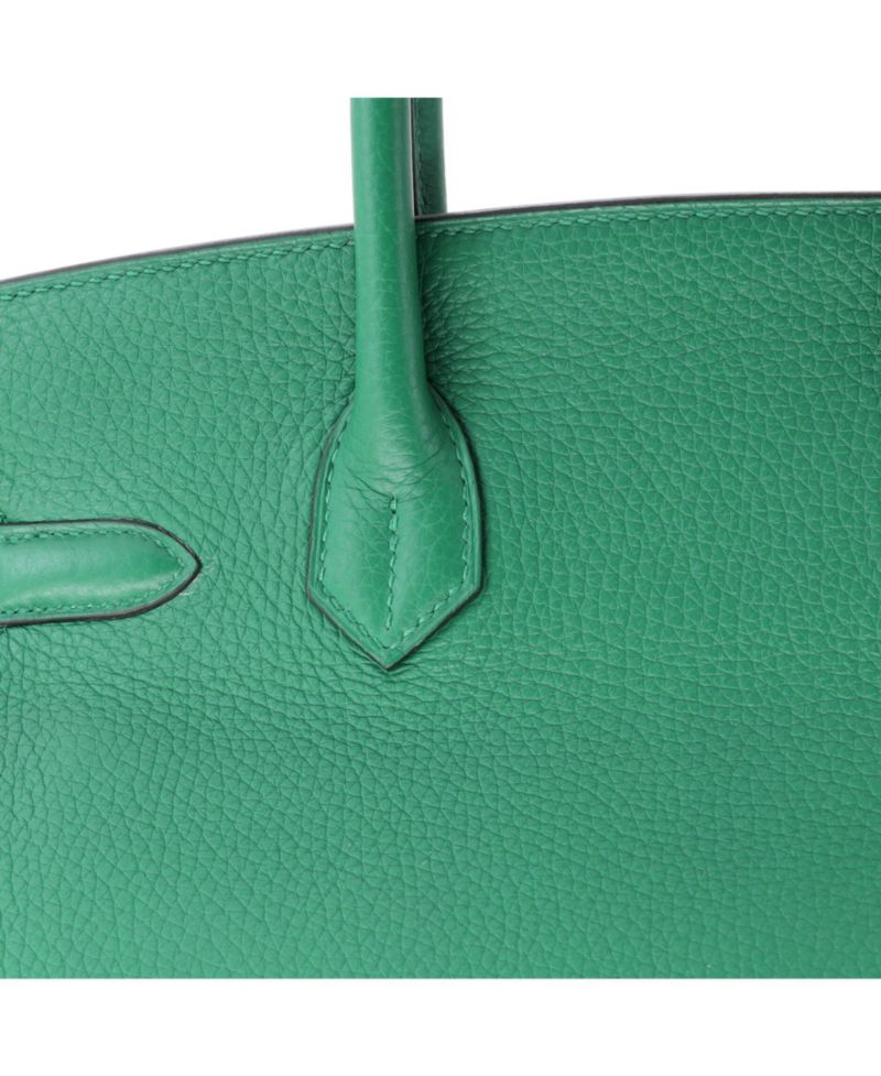 Birkin 30 Handbag Verso Clemence with Palladium Hardware