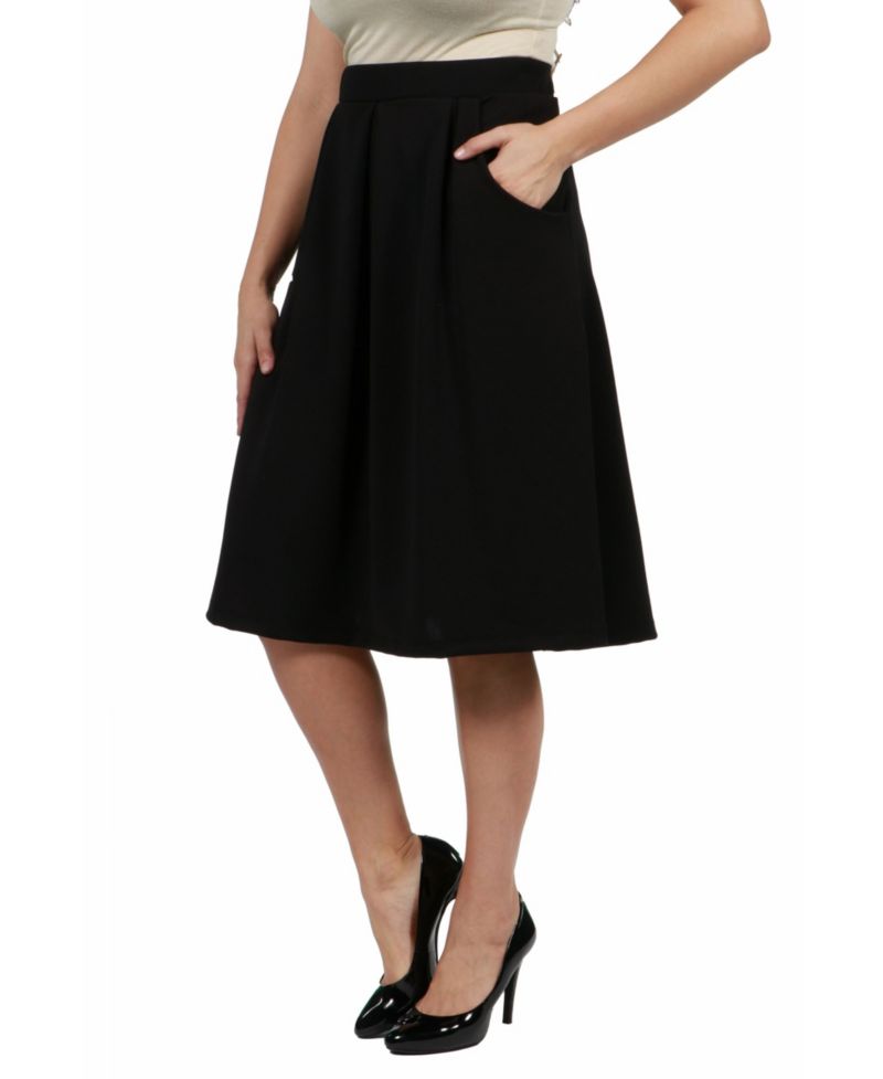 Women's Plus Size Classic Knee Length Skirt