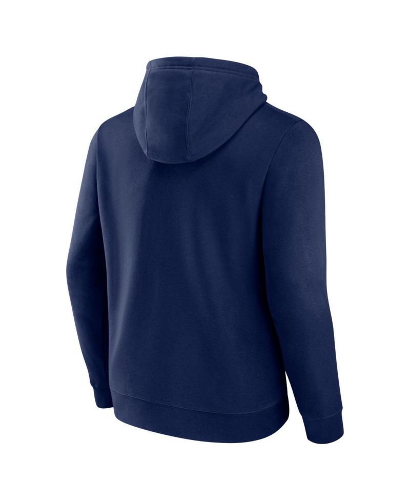 Men's Navy St. Louis Blues Authentic Pro Pullover Hoodie