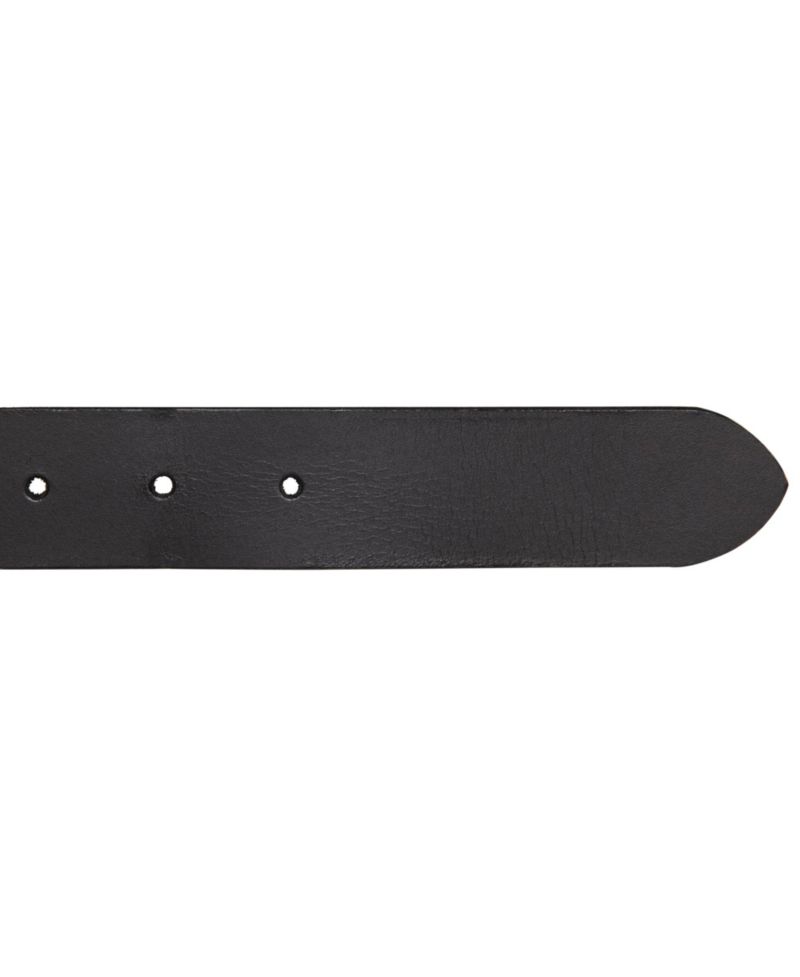 Women's Oval Center Bar Buckle Leather Belt