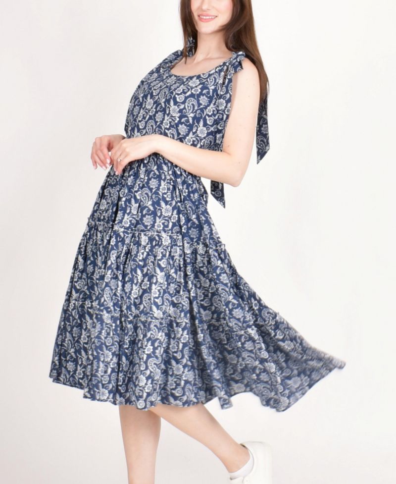 Women's Tiered Midi Dress