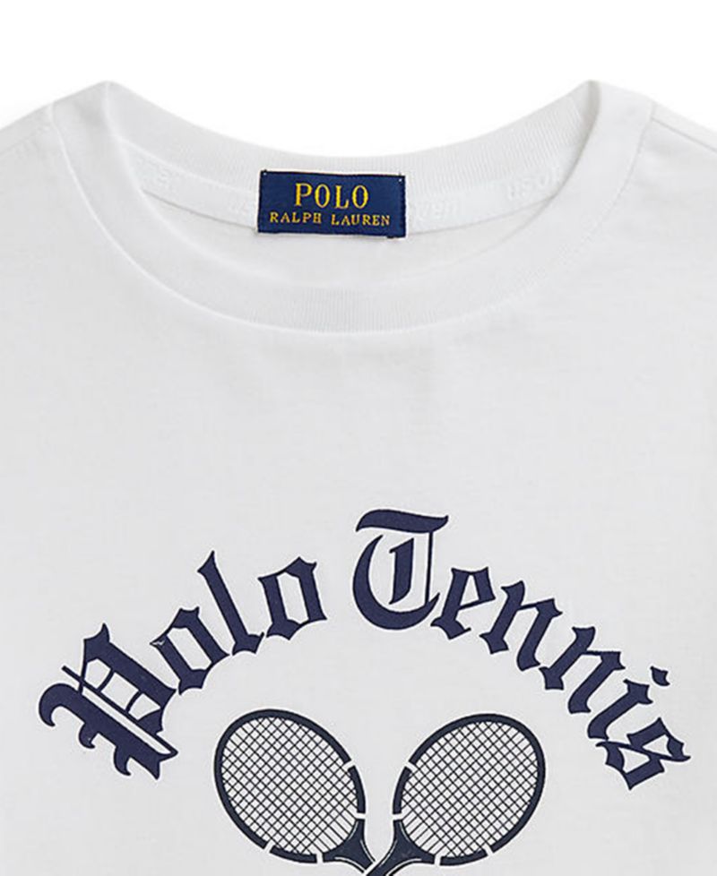 Boys' 2T-7 US Open Polo Tennis Short-Sleeve T-Shirt