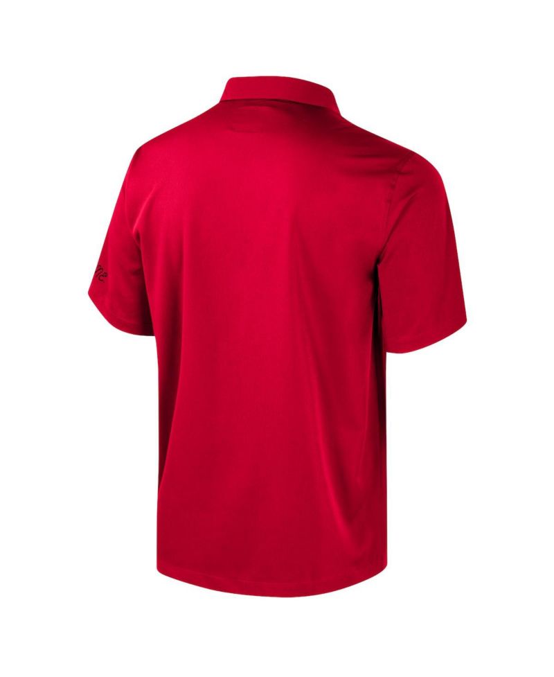 Men's Scarlet Nebraska Huskers Strike Bowling Button-Up Shirt