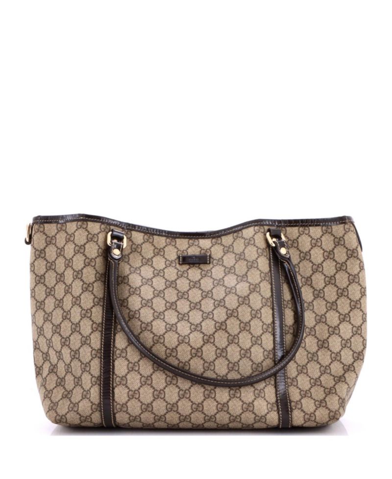 Medium Joy Tote GG Coated Canvas with Leather