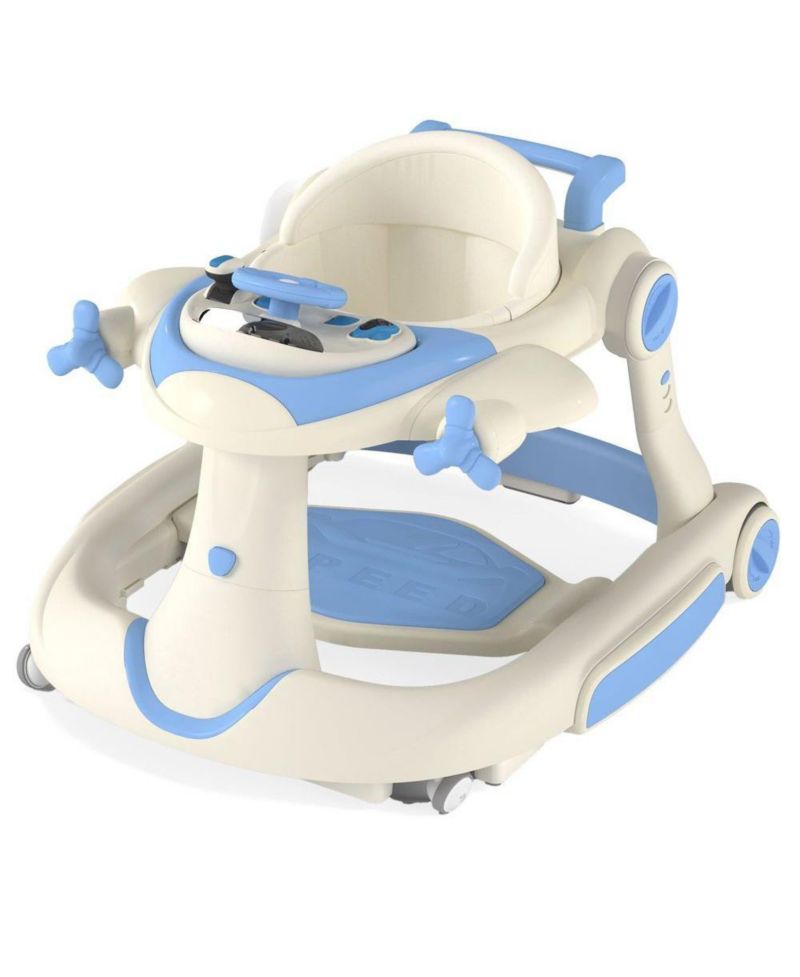 Convertible Baby Activity Walker with Adjustable Height, Foldable Design and Interactive Play Features
