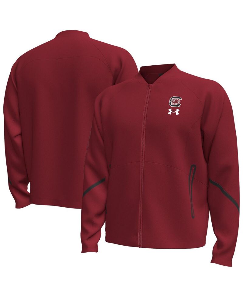 Men's Garnet South Carolina Gamecocks Unstoppable Full-Zip Bomber Jacket