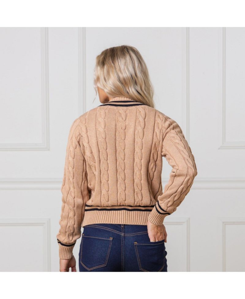 Women's Hope and Henry Long Sleeve V-Neck Cricket Sweater