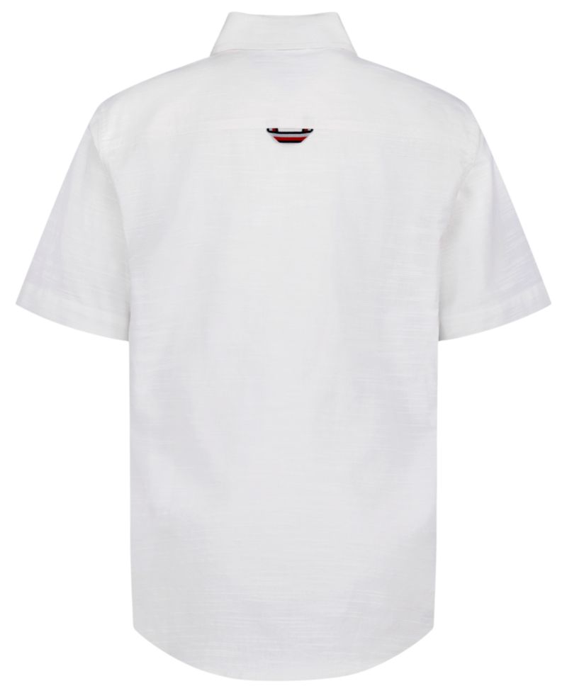 Boys' 2T-7 Texture Short-Sleeve Woven Shirt