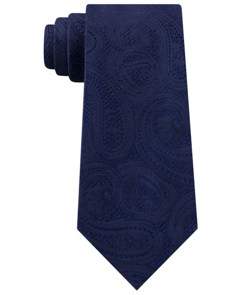 Men's Rich Texture Paisley Silk Tie