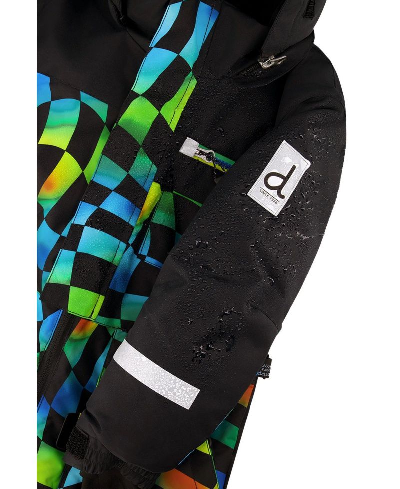 Little and Big Boy ( 6 to 14 ) One Piece Play Snowsuit Checkered Print