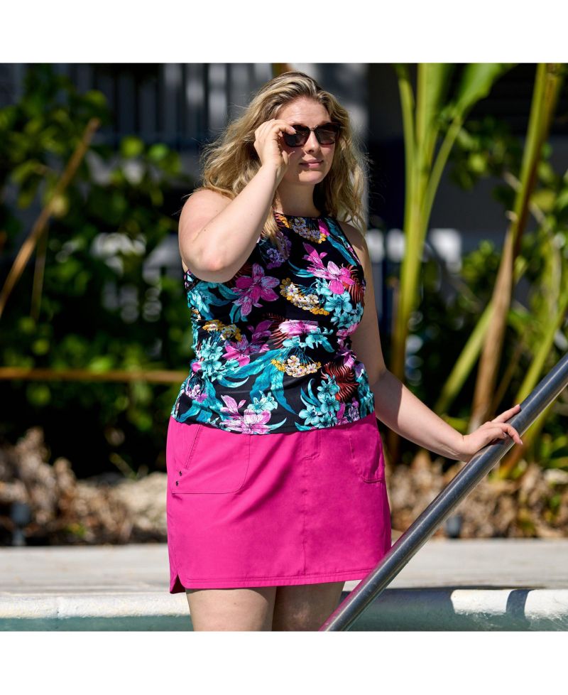 Plus Size Beach and Beyond Skort
