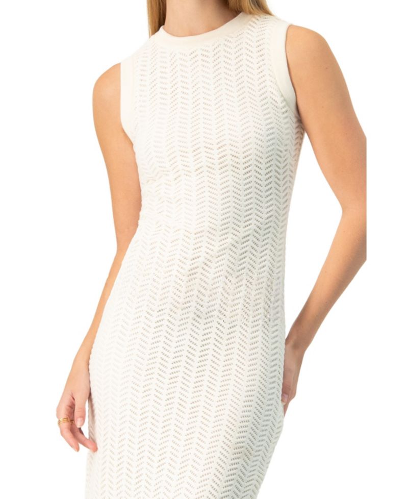 Women's Long Knitted Sleeveless Dress