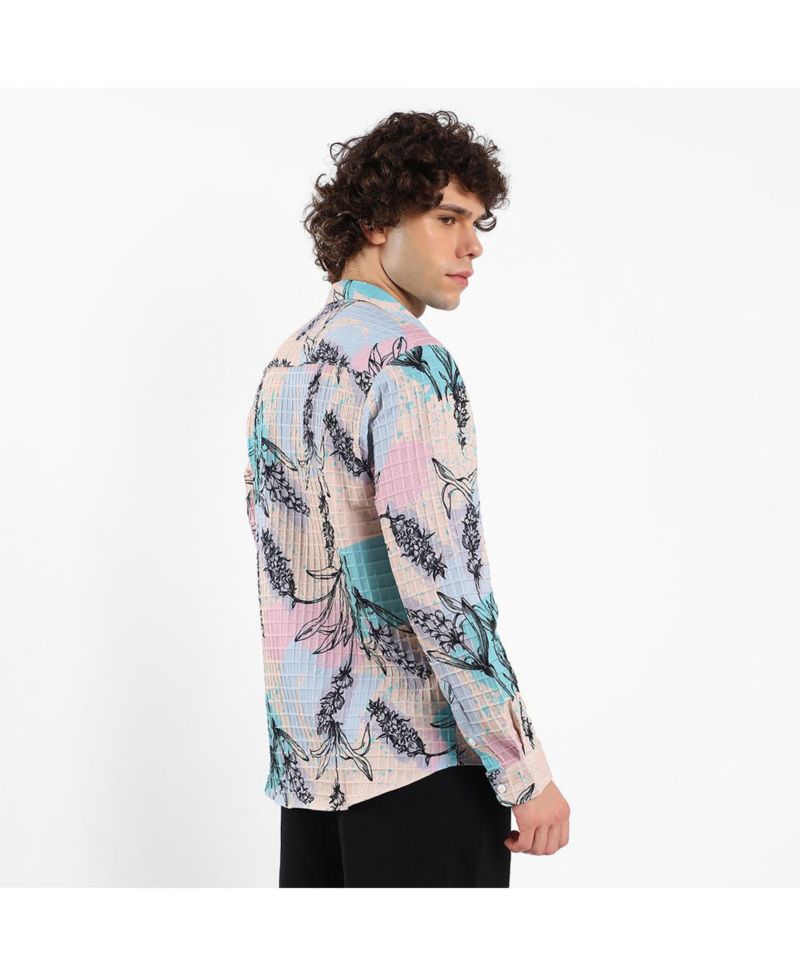 Men's Sprig-Waffle Shirt