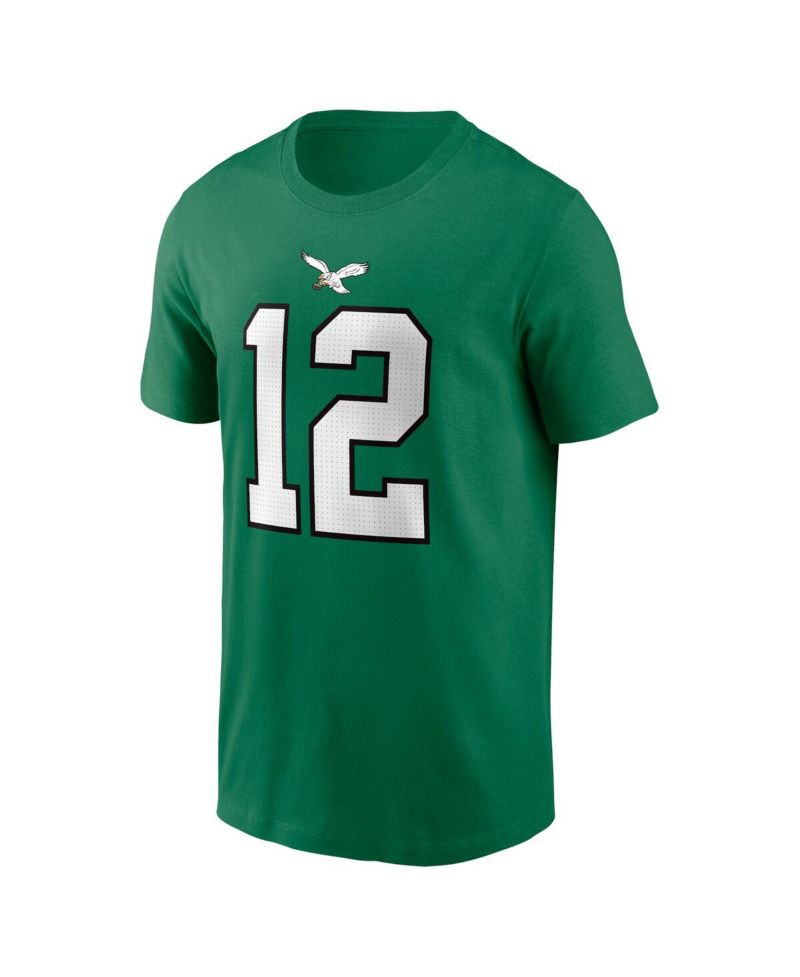 Men's Randall Cunningham Kelly Green Philadelphia Eagles Retired Player Name & Number T-Shirt