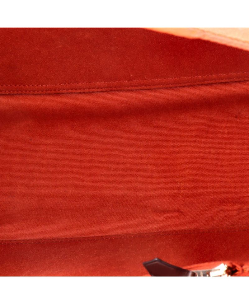 Pre-Owned Hermes 39 Cabag Elan Toile and Leather