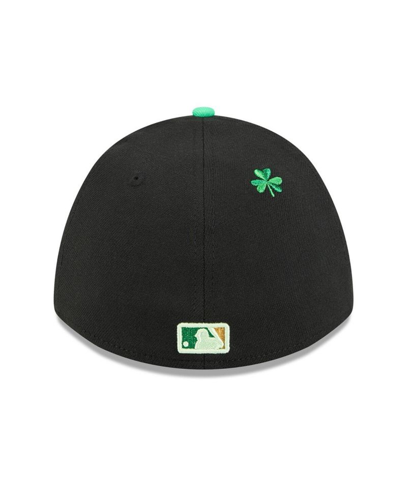 Men's Black Minnesota Twins 2026 St. Patrick's Day 39THIRTY Flex Hat