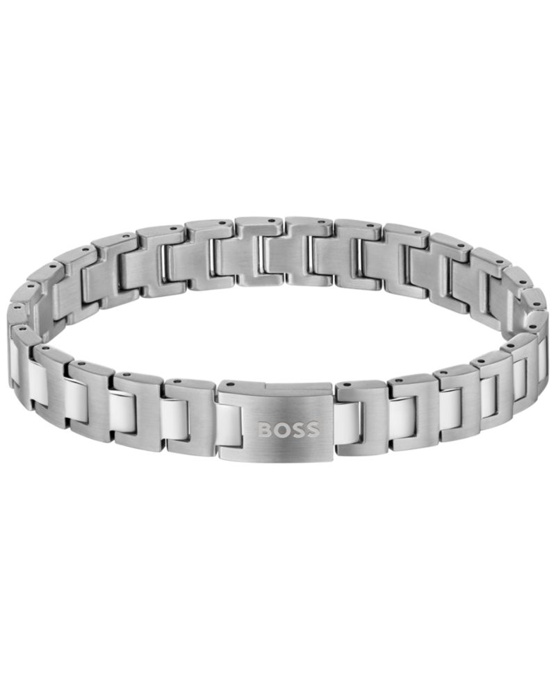 Candor Ionic Plated Thin Gold Stainless Steel Bracelet