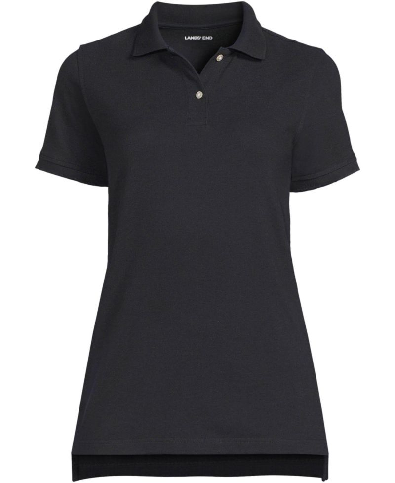 Women's Short Sleeve Mesh Polo Shirt