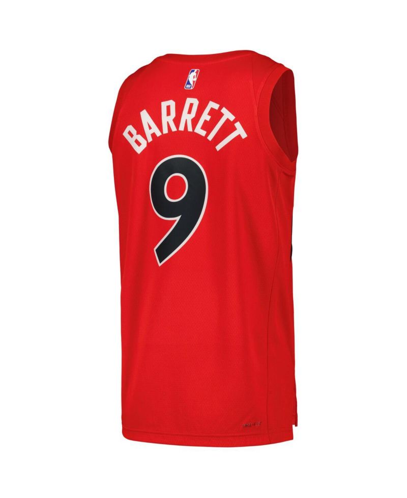 Men's and Women's RJ Barrett Red Toronto Raptors Swingman Player Jersey - Icon Edition