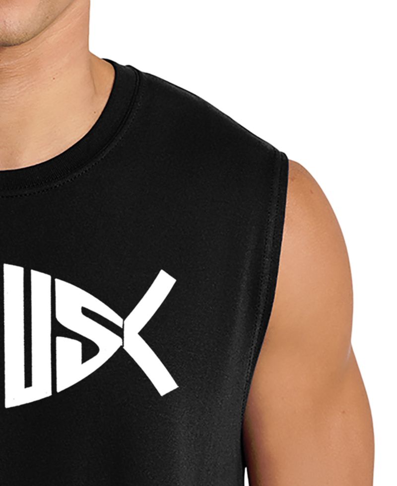 Men's Jesus Fish Symbol Design Tank Top