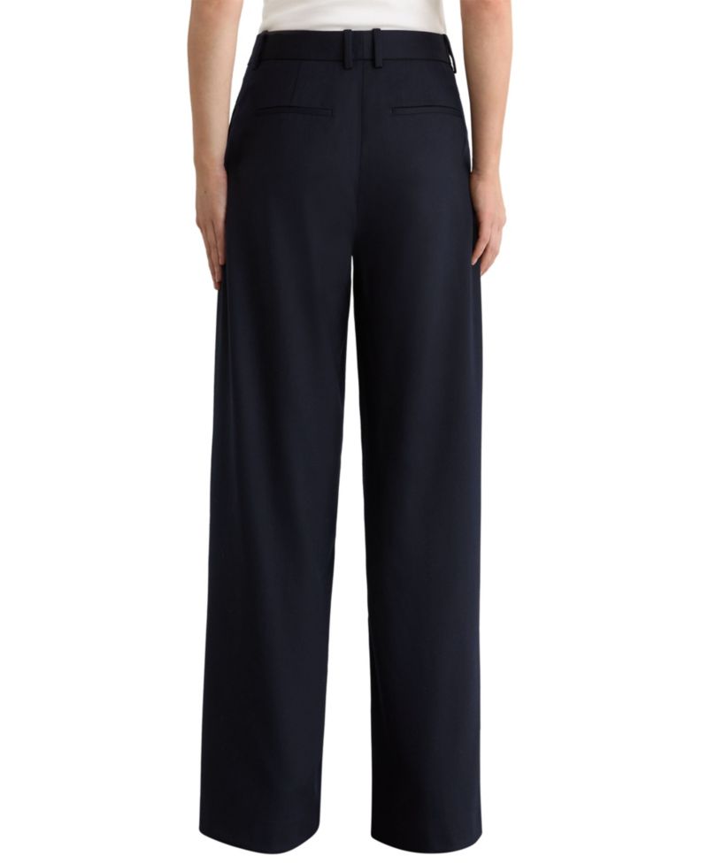 Women's Solene Wool-Blend Wide-Leg Trousers